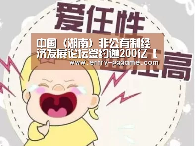 中国（湖南）非公有制经济发展论坛签约逾200亿【PG电子试玩】