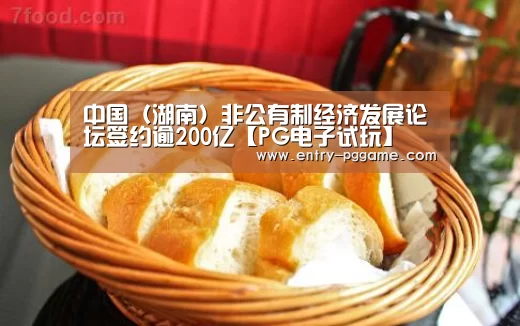 中国(湖南)非公有制经济发展论坛签约逾200亿【PG电子试玩】(图2) PG电子免费试玩